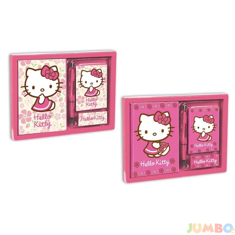 Подаръчен комплект - Дневник Hello Kitty – Мечо.бг