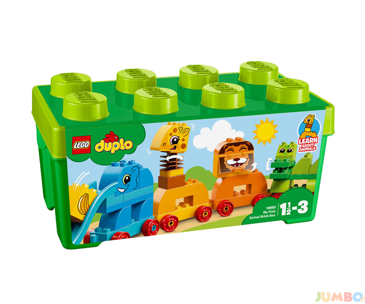 LEGO® DUPLO® Creative Play 10863 – Моята първа кутия с тухлички и животни