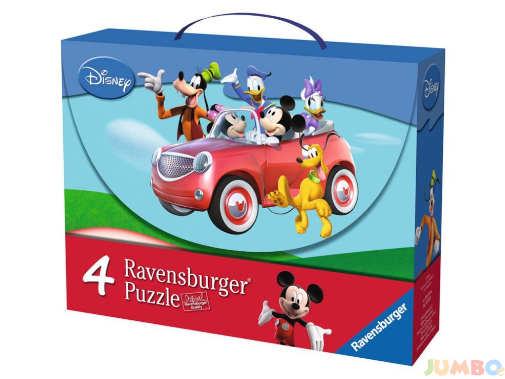 Пъзел Ravensburger 4-в-1 – Мики Маус