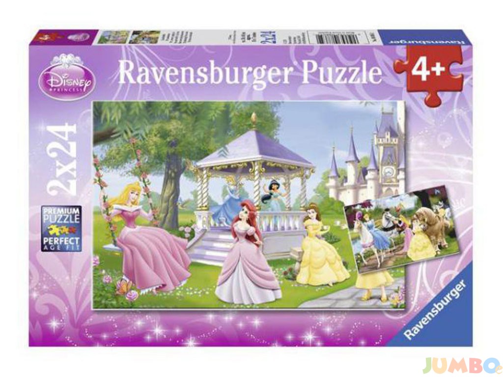 Пъзел Ravensburger 2х24 ел. – Принцеси в парка