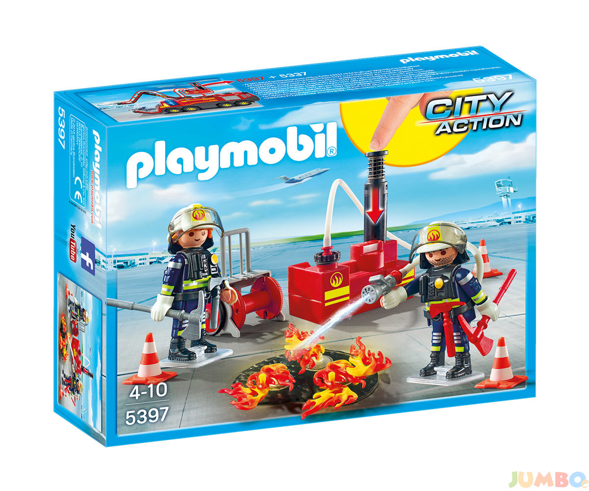 Playmobil – Пожарникарска операция с водна помпа