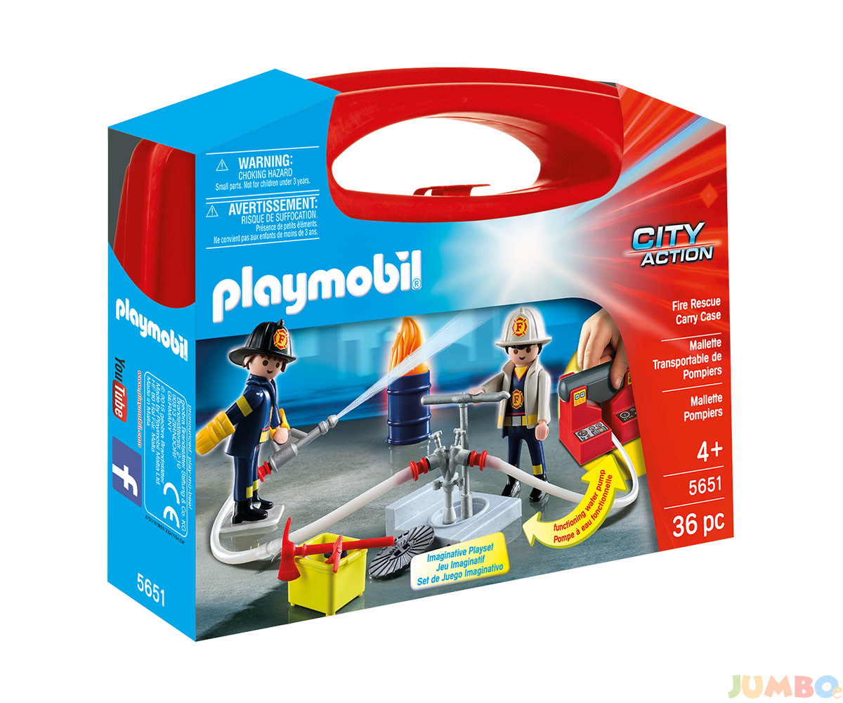 Playmobil – Пожарникари в куфарче