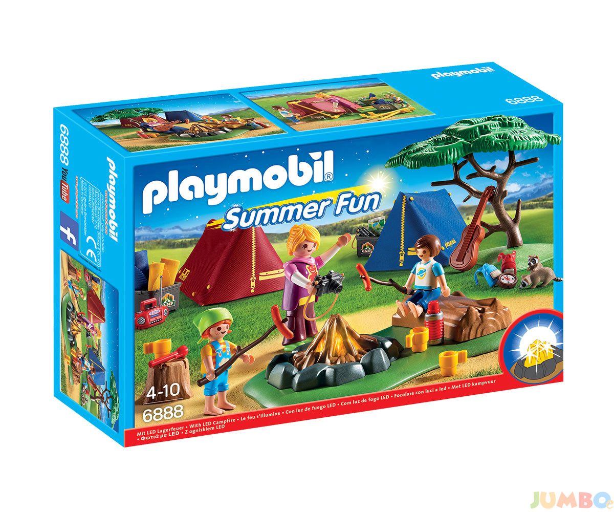 Playmobil – Къмпинг с LED огън