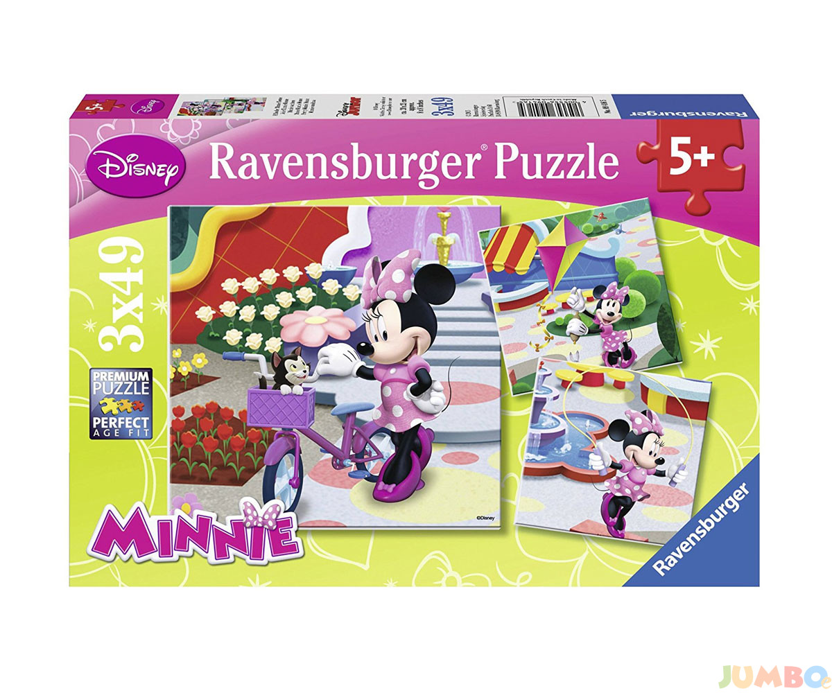 Пъзел Ravensburger 3х49 ел. – Красивата Мини Маус