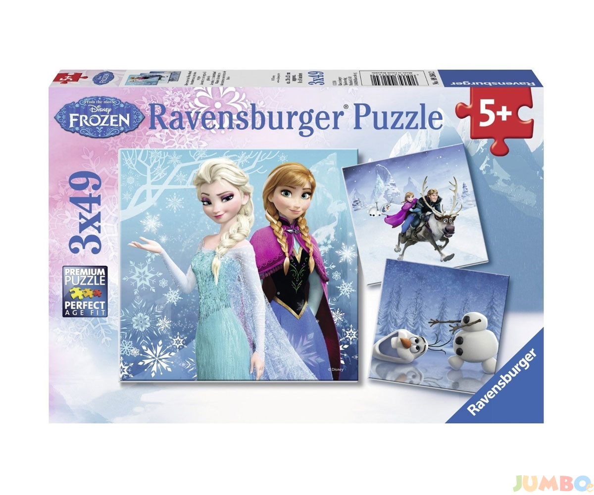 Пъзел Ravensburger 3х49 ел. – Замръзналото кралство