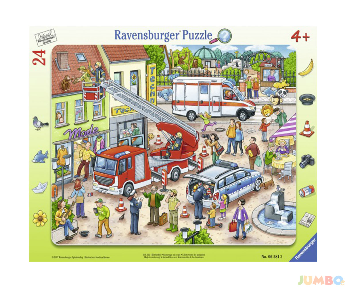 Пъзел Ravensburger 24 ел. – Спасяване на животинче