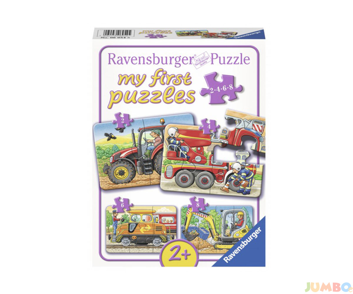 Моят първи Пъзел Ravensburger 2/4/6/8ел. – На работа