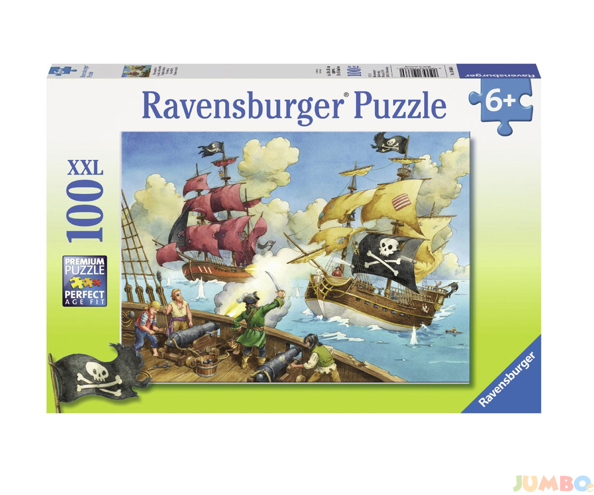 Пъзел Ravensburger 100 ел. – Пиратки кораб
