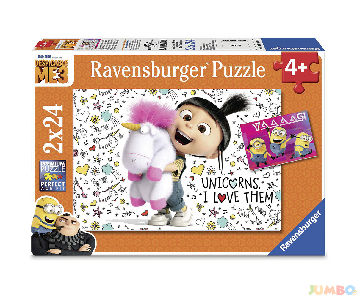Пъзел Ravensburger 2х24 ел. – Аз проклетникът миньоните и приятели