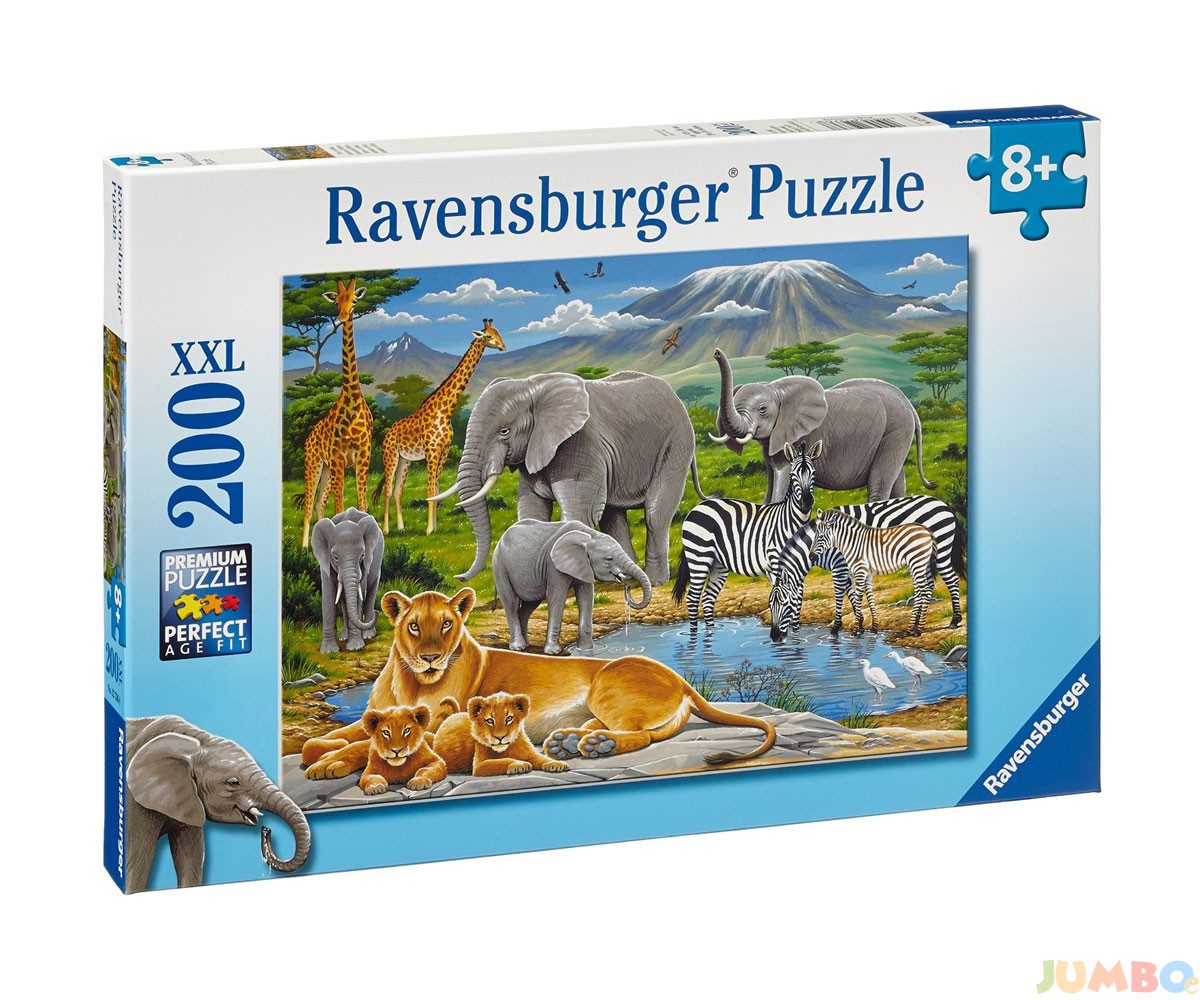Пъзел Ravensburger 200 ел. – Животните в Африка