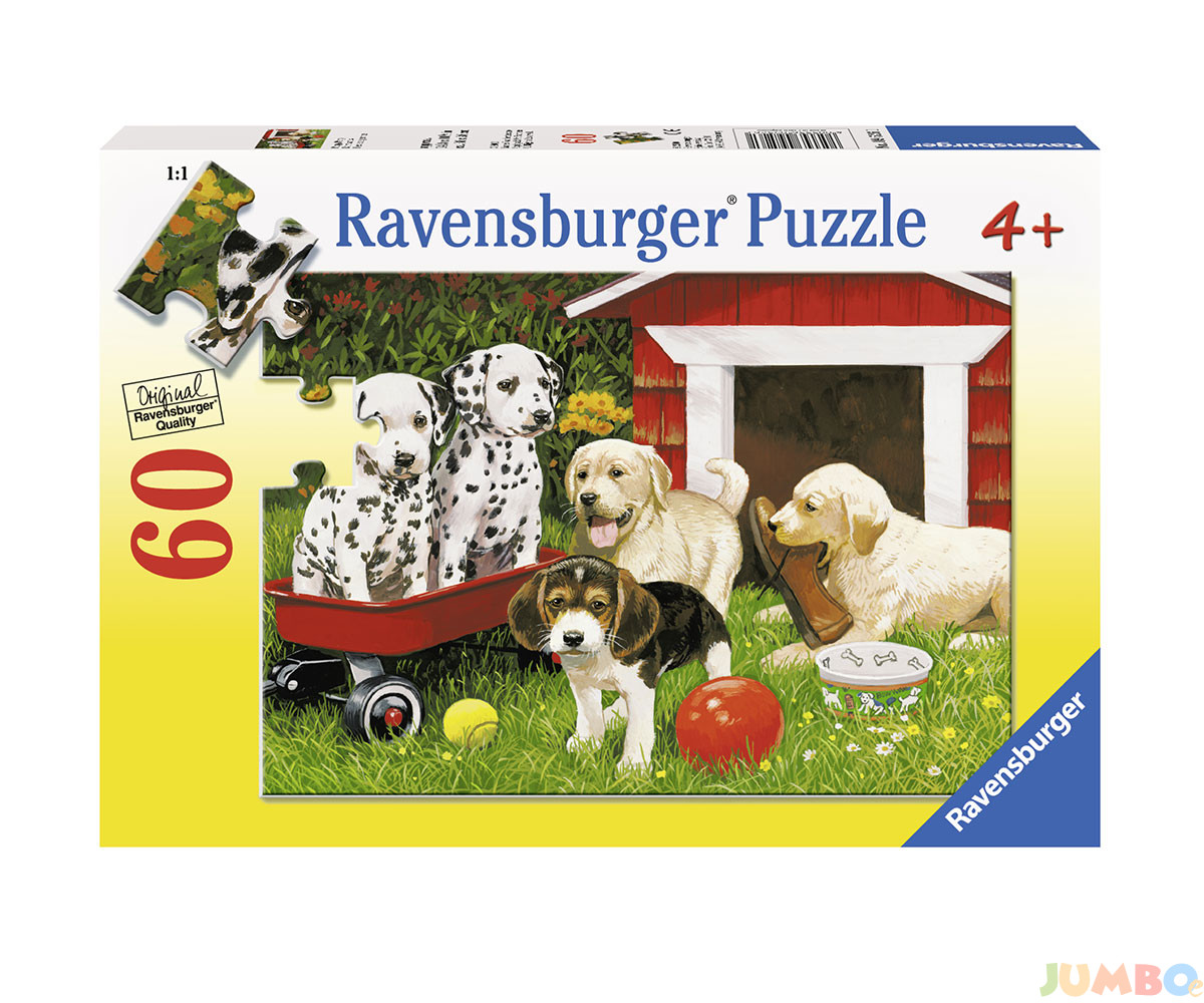 Пъзел Ravensburger 60 ел. – Малки кученца