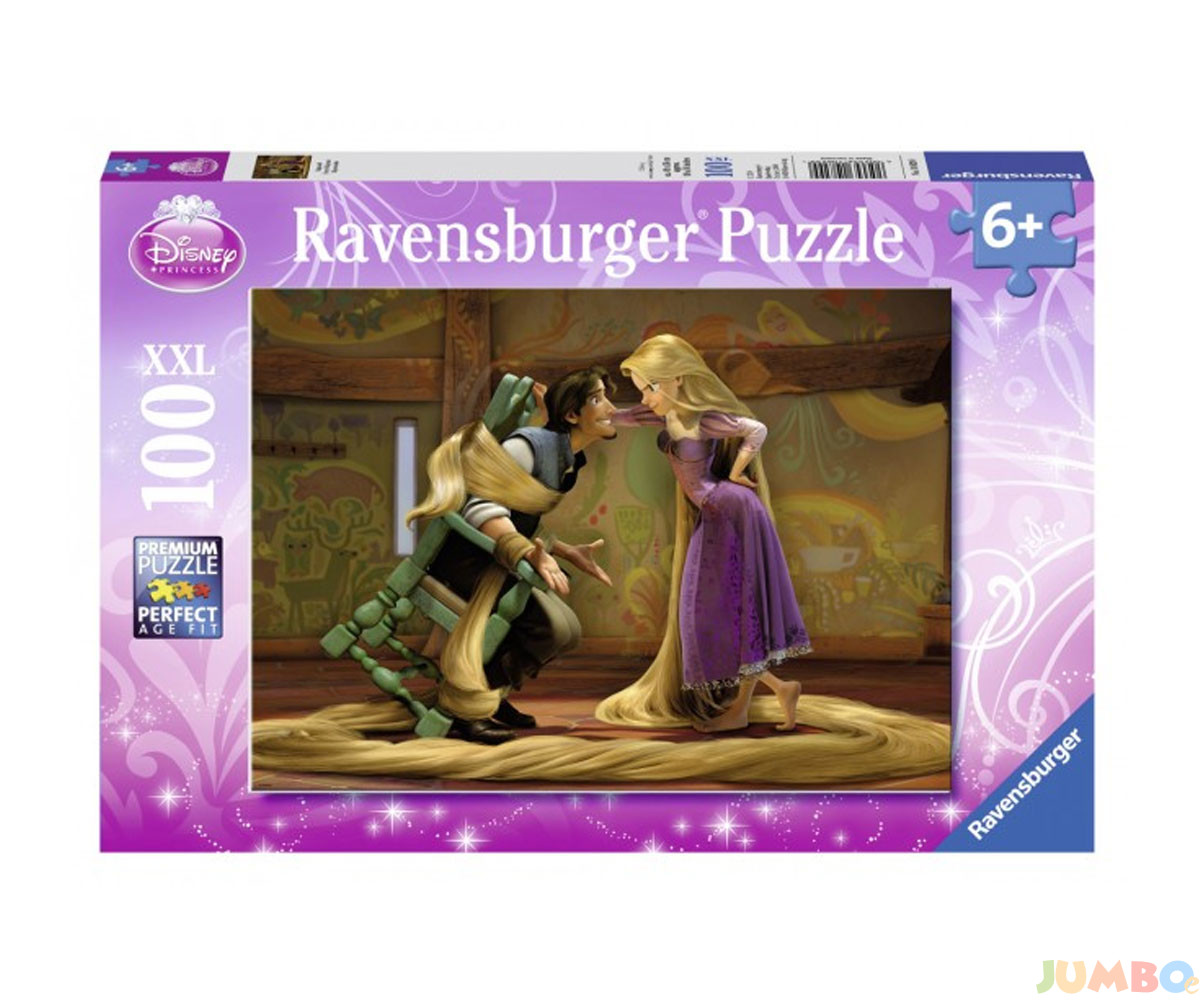 Пъзел Ravensburger 100 ел. – Рапунцел и разбойника