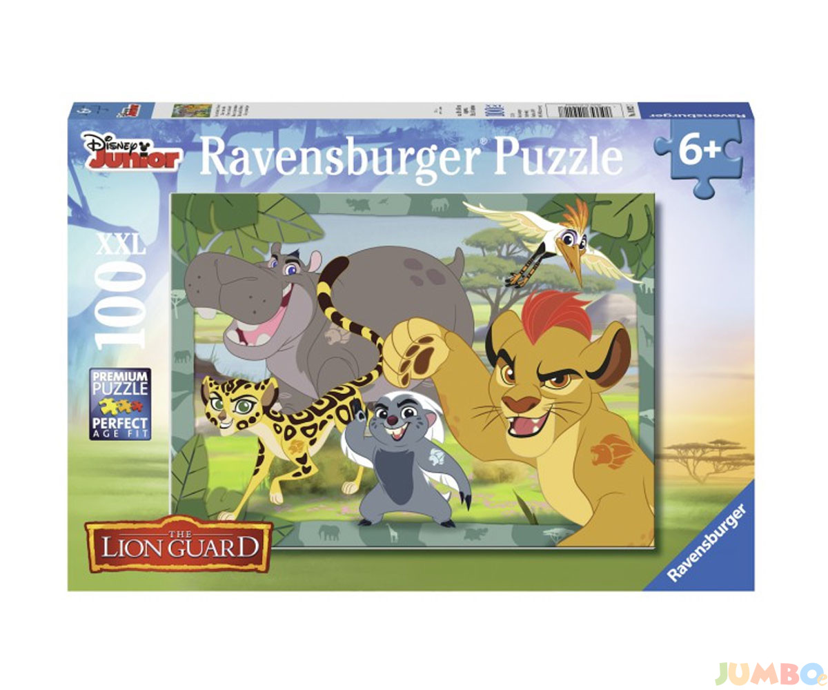 Пъзел Ravensburger 100 ел. – Цар Лъв: Кион и неговите приятели
