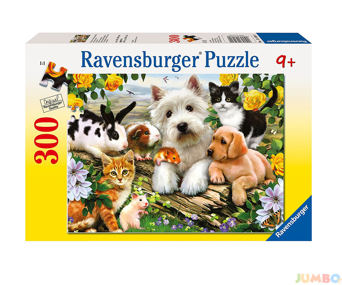 Пъзел Ravensburger 300 ел. – Щастливи животни