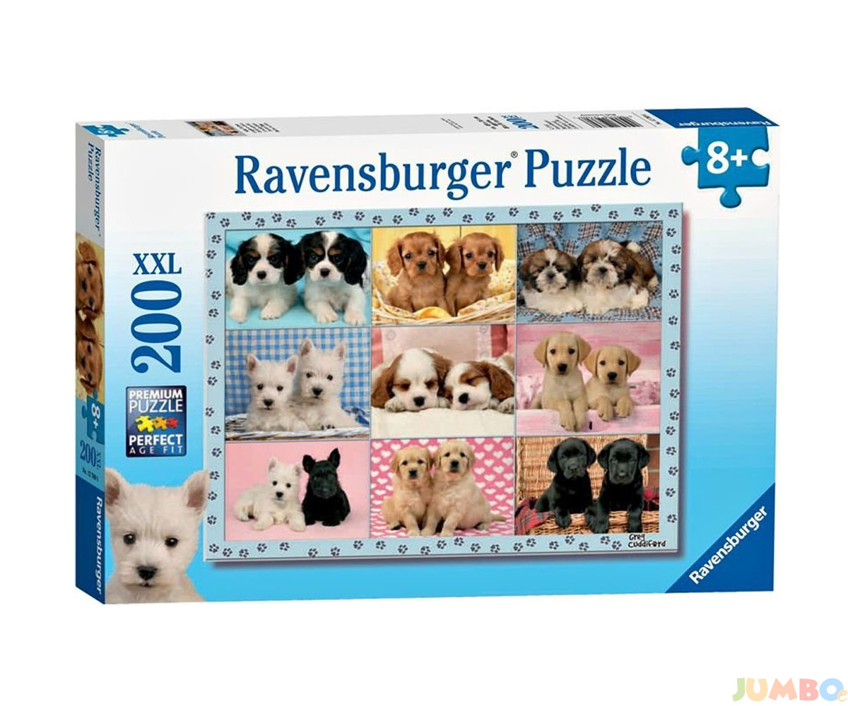 Пъзел Ravensburger 200 ел. – Малки кученца