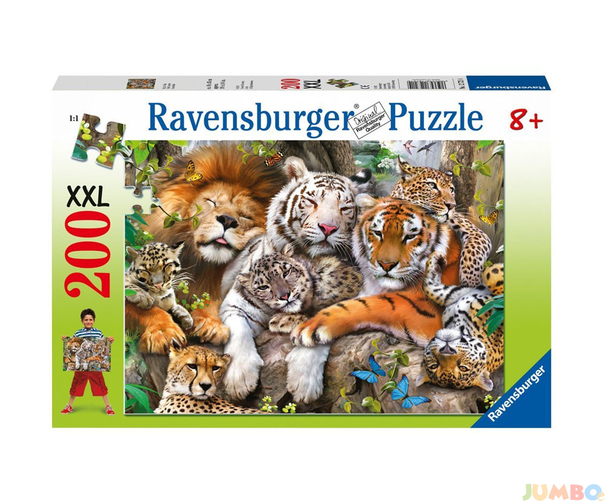 Пъзел Ravensburger 200 ел. – Спящи диви животни