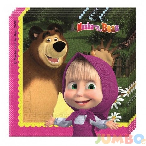 Салфетки Procos Masha and Bear 86514