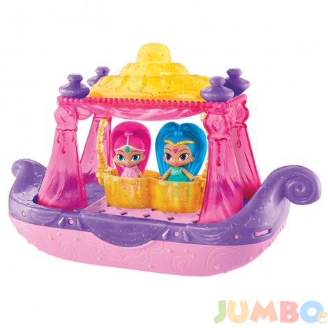 Комплект за баня Fisher Price Shimmer&Shine Кукли с лодка
