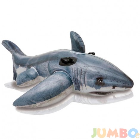 Надуваема играчка Акула INTEX Great White Shark Ride-on