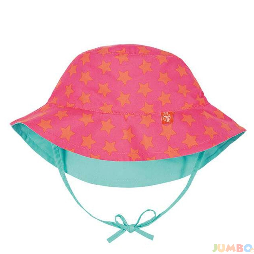 Детска шапка Lassig двулицева girls Peach Star 6-18м.
