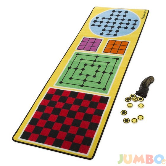 Детско килимче Melissa and Doug Занимателни игри 4 в 1 19424