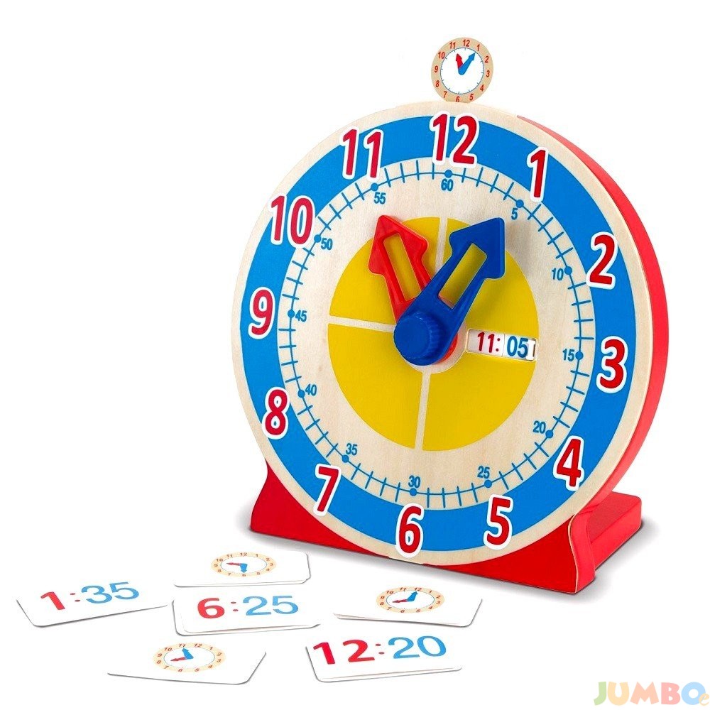 Дървен часовник Melissa and Doug 14284