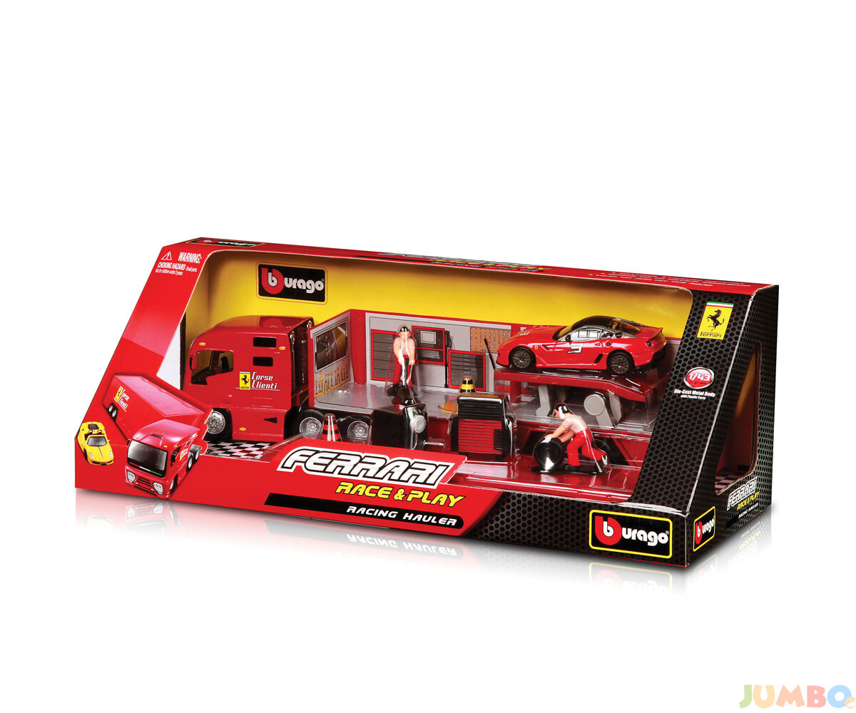Bburago Ferrari – камион с 1 бр. кола 1:43