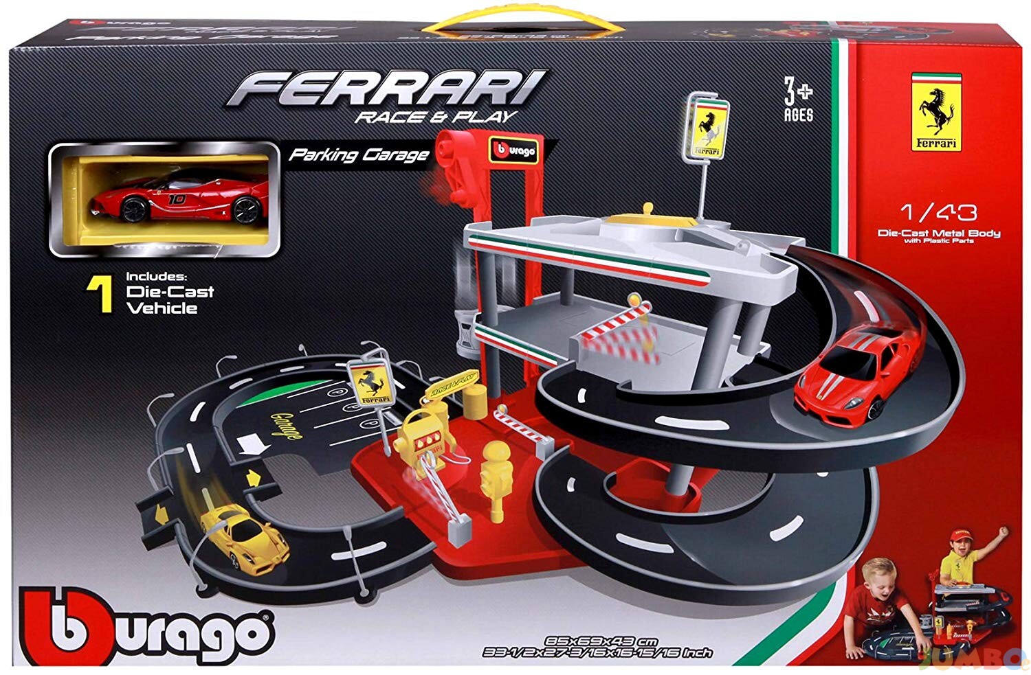 Bburago Ferrari – паркинг с 2 бр. Коли 1:43