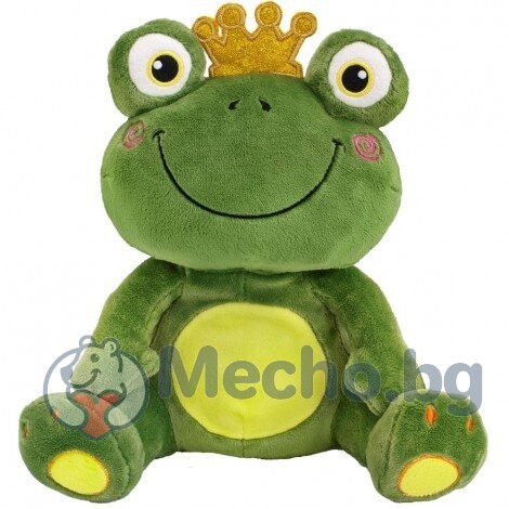 Плюшена жаба с коронка Beppe 13074 28 cm