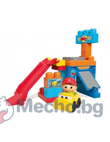 Детски строител – Въртящият се гараж, Mega Bloks