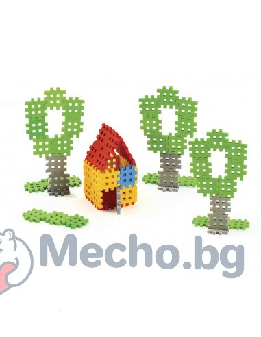 Мини вафлен конструктор – 70 части