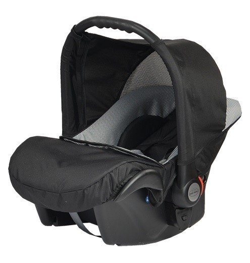 Бебешко кошче за кола Baby Merc Zipy – Черно и сиво