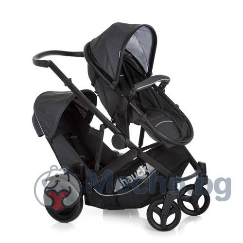 Бебешка количка Hauck Duett 3 Melange Charcoal