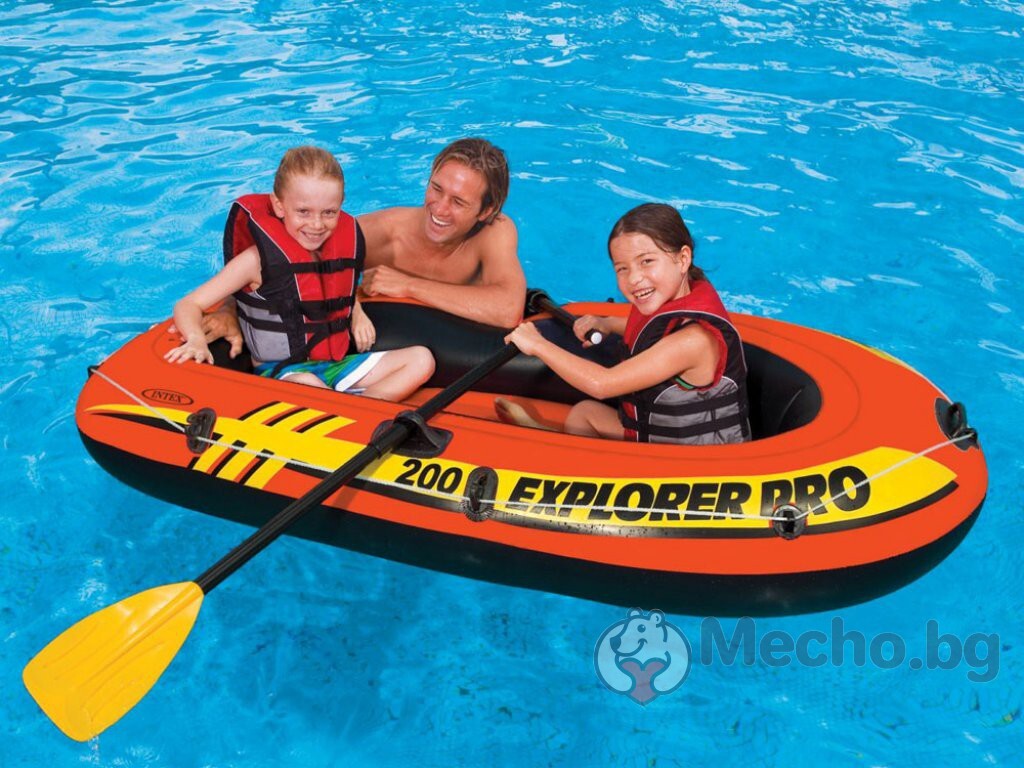 Надуваема лодка комплект INTEX Explorer Pro 200 Set
