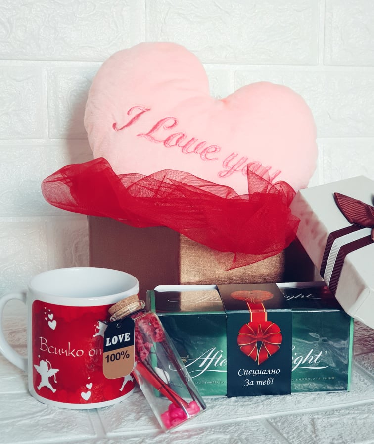 Подаръчен комплект „I love you“