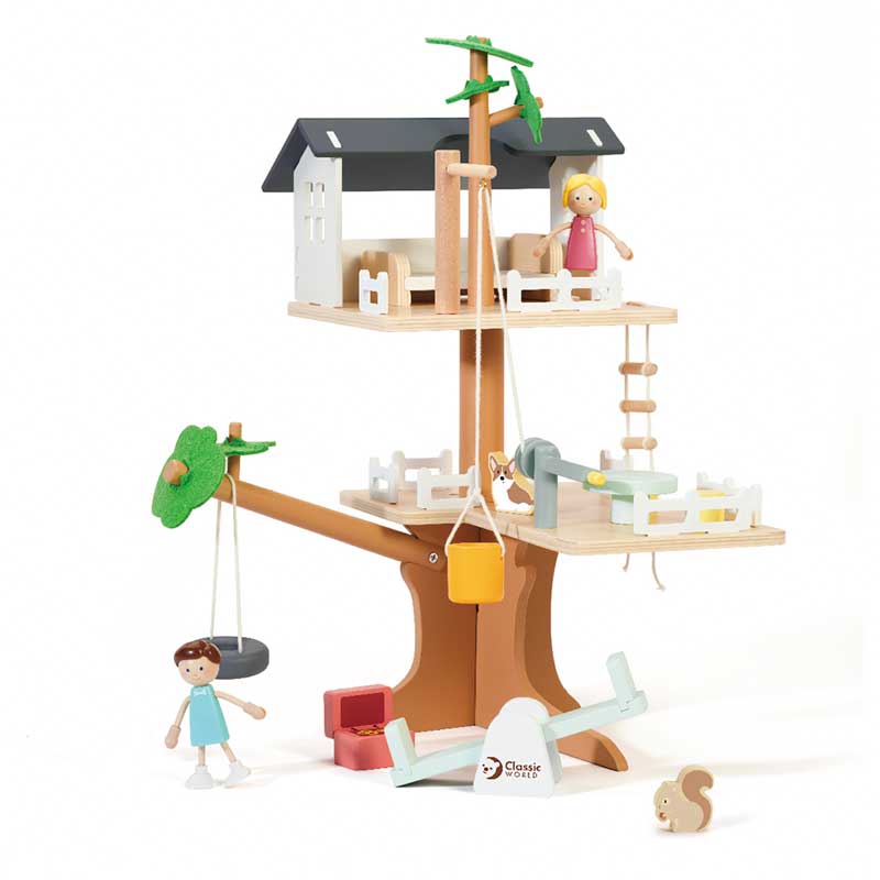 Детска къщичка на дърво с аксесоари