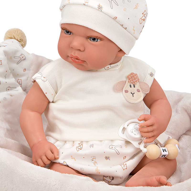 kukla-bebe-adaj-s-kosh-za-nosene-v-begavo-40-sm-995101319