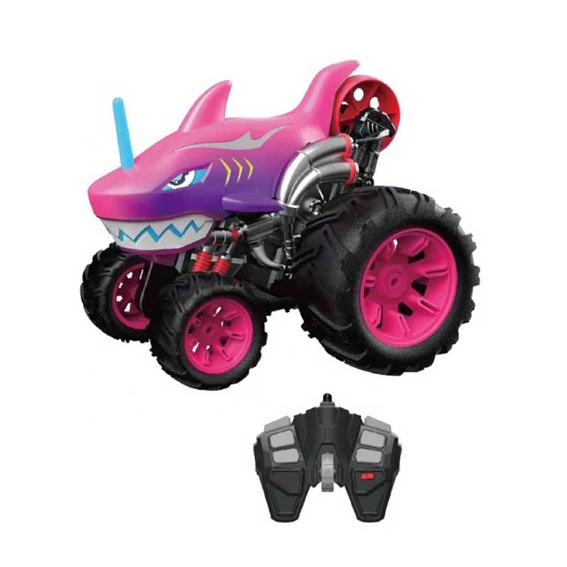 Офроуд джип с RC управление и 360° завъртане – розов