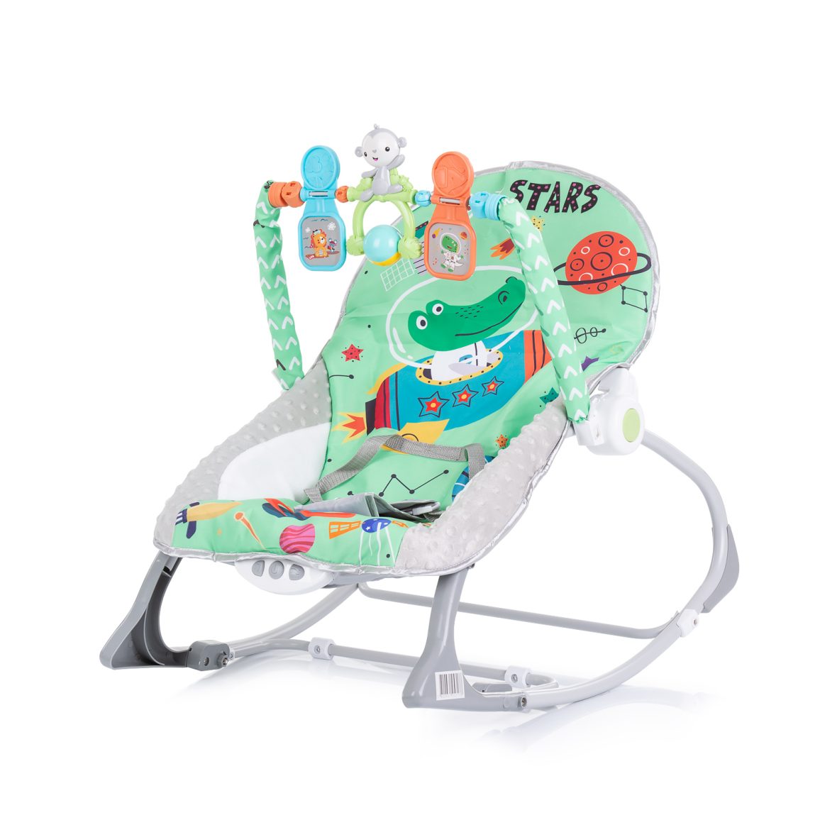 Музикален шезлонг „Baby Spa“зелен