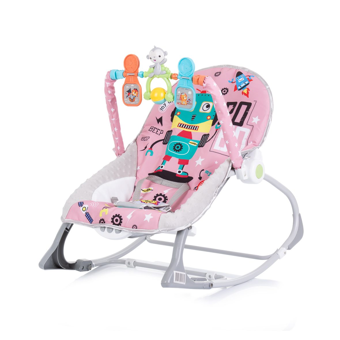 Музикален шезлонг „Baby Spa“розов