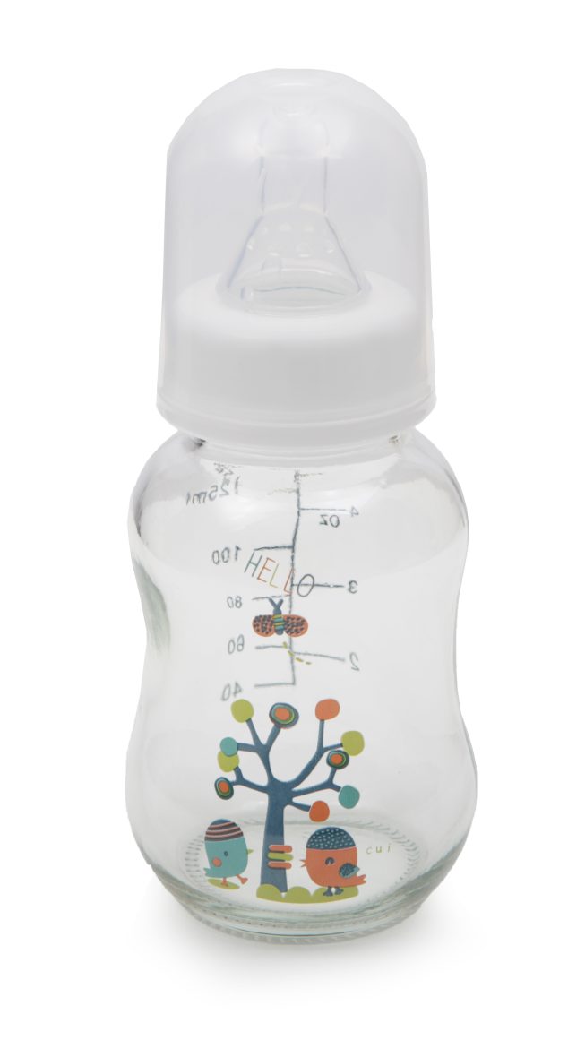 Стъклено стандартно шише 125 ml GB301