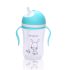 Чаша със силиконова сламка 300ML C0587 син-Cangaroo