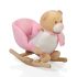 Люлка плюшена Bear розова-Moni Toys
