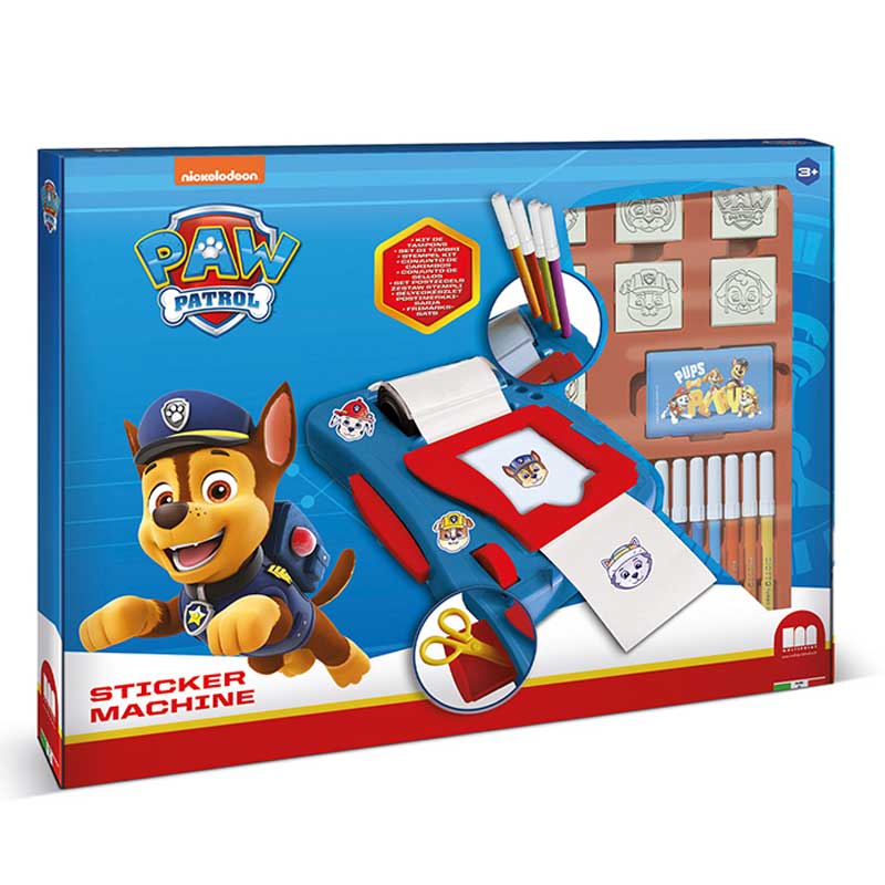 Креативен комплект „Paw Patrol“ с машина за стикери и аксесоари