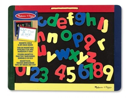 Melissa & Doug – Двулицева магнитна дъска за рисуване – 2 в 1