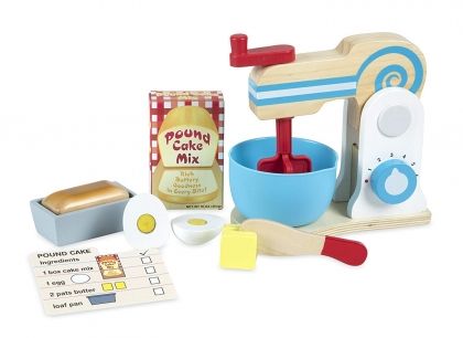 Melissa & Doug – Дървен миксер с аксесоари