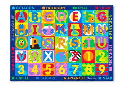Melissa & Doug – Килимче за игра – Букви и цифри
