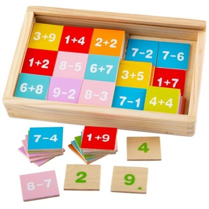 Bigjigs- Дървена игра – Събиране и изваждане