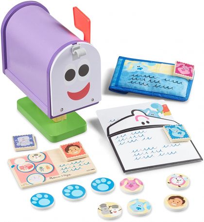 Melissa & Doug – Дървена пощенска кутия за игра Blue's Clues and You