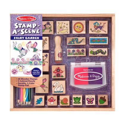 Творчески комплект печати вълшебна градина – Melissa & Doug